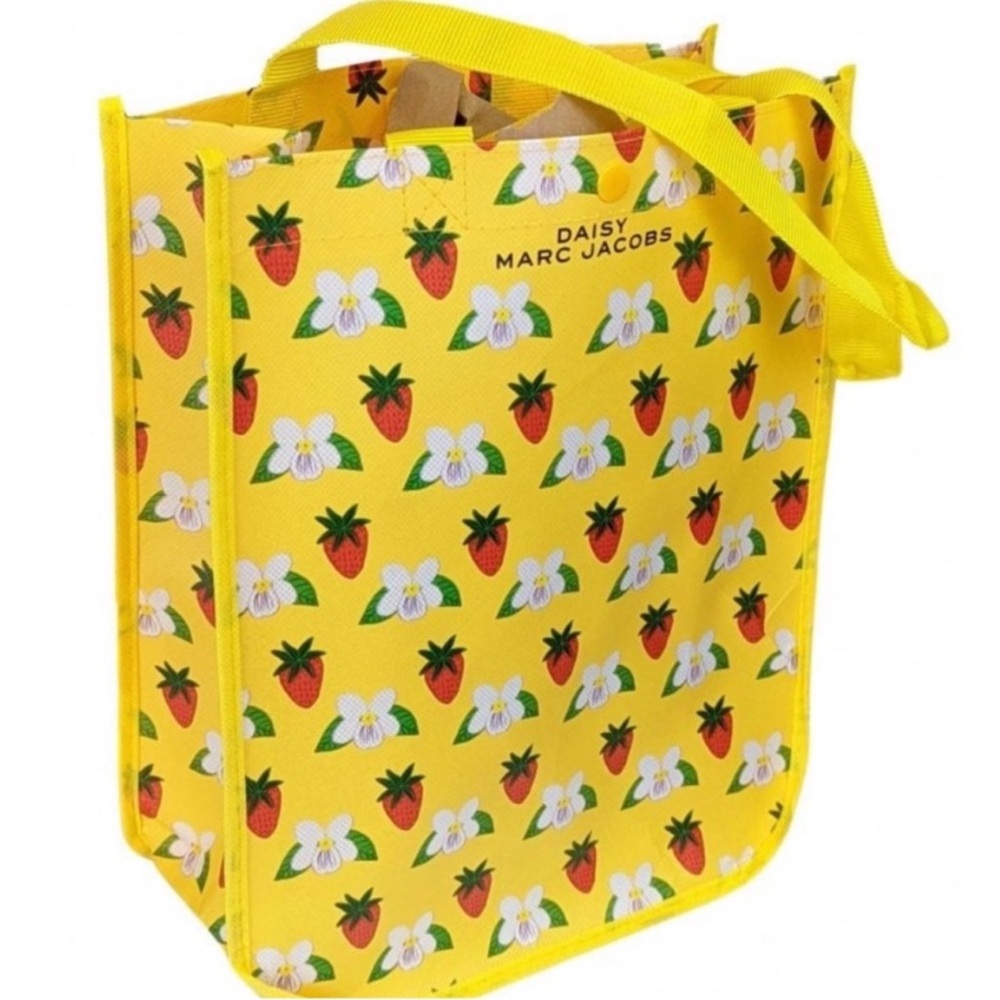 Marc Jacobs Yellow Daisy & Strawberry Tote Bag